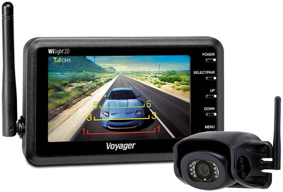 ASA Voyager WVSXS70 WiSight 2.0 Wireless 7in Monitor – Digital Backup Observation Display for RVs and Trailers