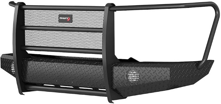 TrailFX FX3030A Full Replacement Front Bumper – Fits Ram Heavy Duty Trucks – Steel Off-Road Bumper with Winch Mount