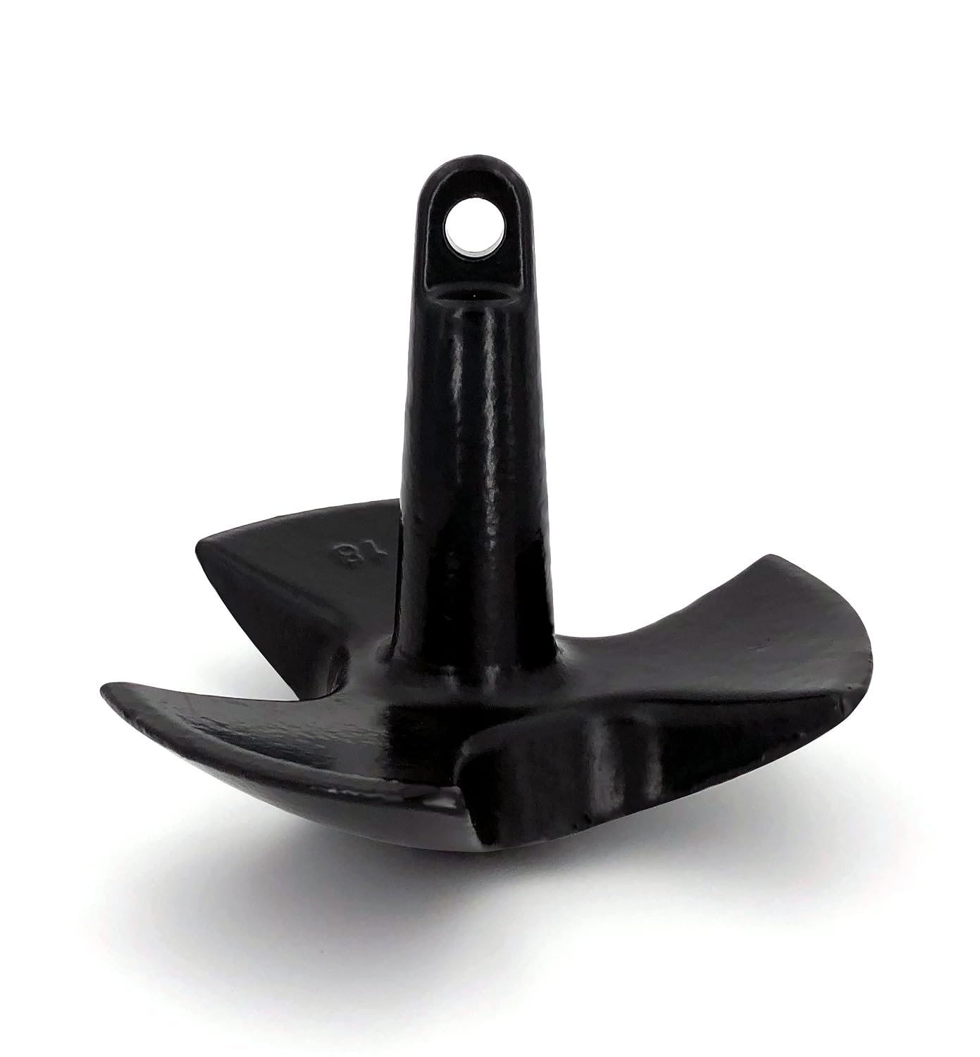 Greenfield 530EUPC River Anchor – 30 lb Black Vinyl-Coated Cast Iron River Anchor for Boats up to 30ft - Image 4