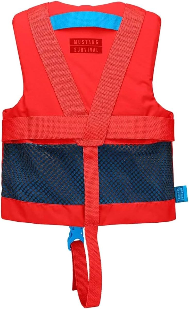 Mustang Survival MV3565268 Rev Child Life Vest – Blue Foam PFD with Segmented Mobility Design - Image 4
