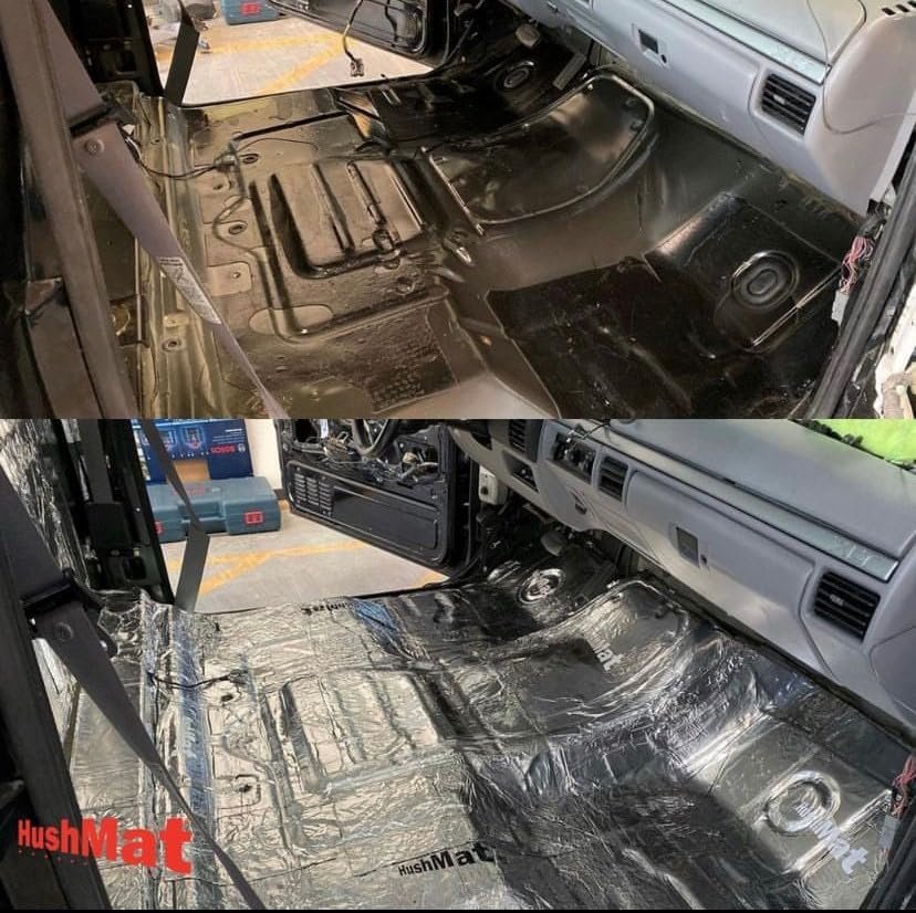 HushMat 10801 Super Sheet Bulk Kit Sound Deadening Insulation – 9 Sheets 18in x 32in, 36 Sq Ft Coverage, Silver Foil - Image 6