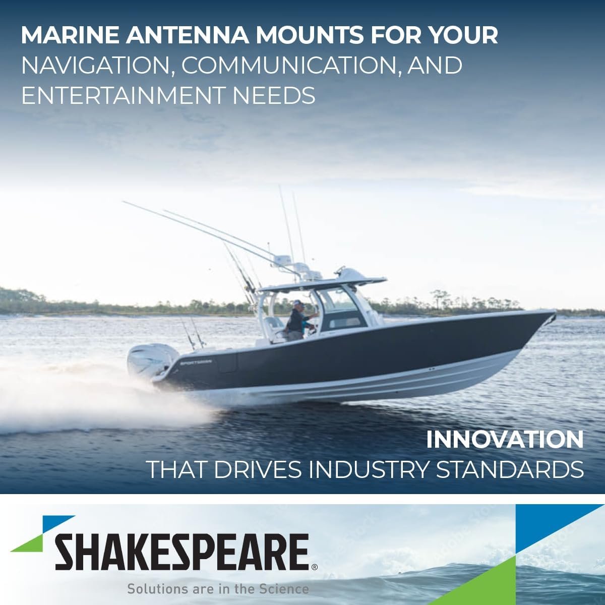 Shakespeare 4710 Stainless Steel Flange Mount – 1in High Low-Profile Antenna Mount with 1in-14 Thread - Image 5
