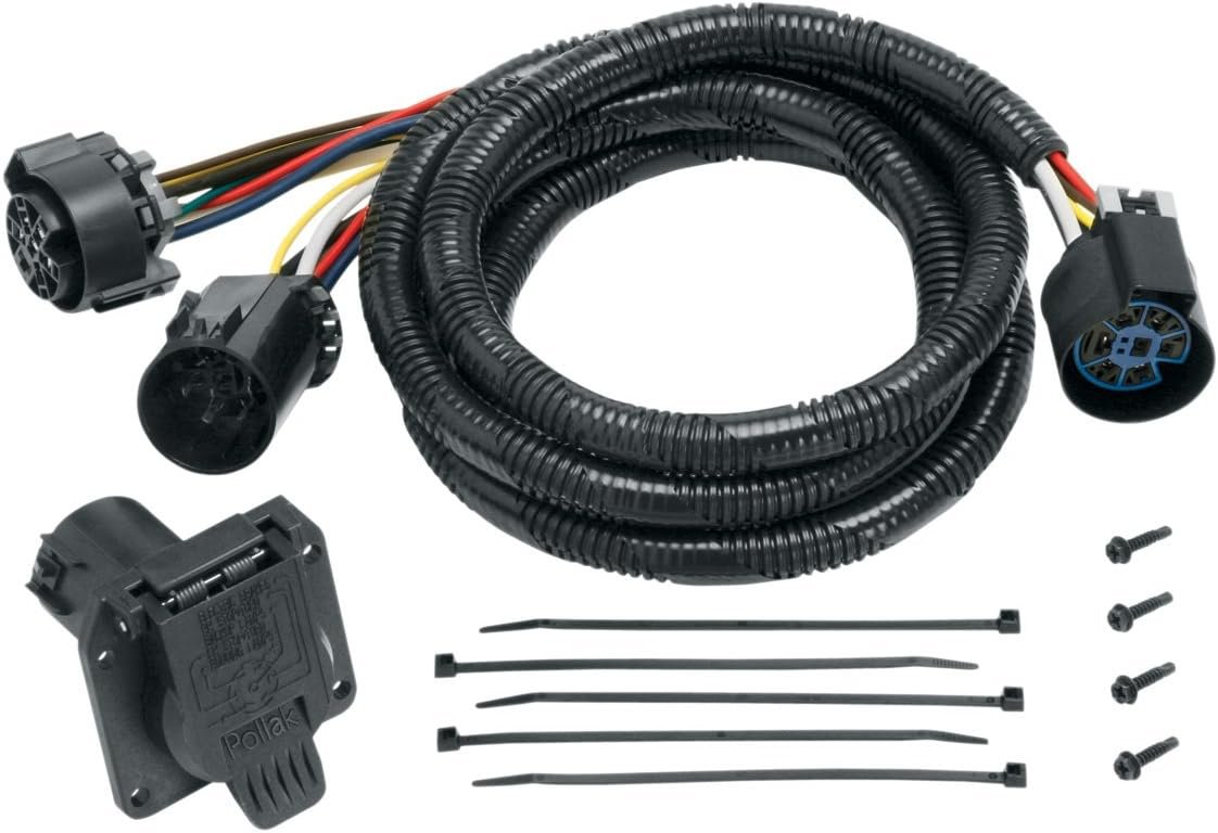 Tow Ready 20110 7-Way Trailer Connector Harness – Silverado and Ford Factory Plug Wiring Adapter for Tow Package Vehicles