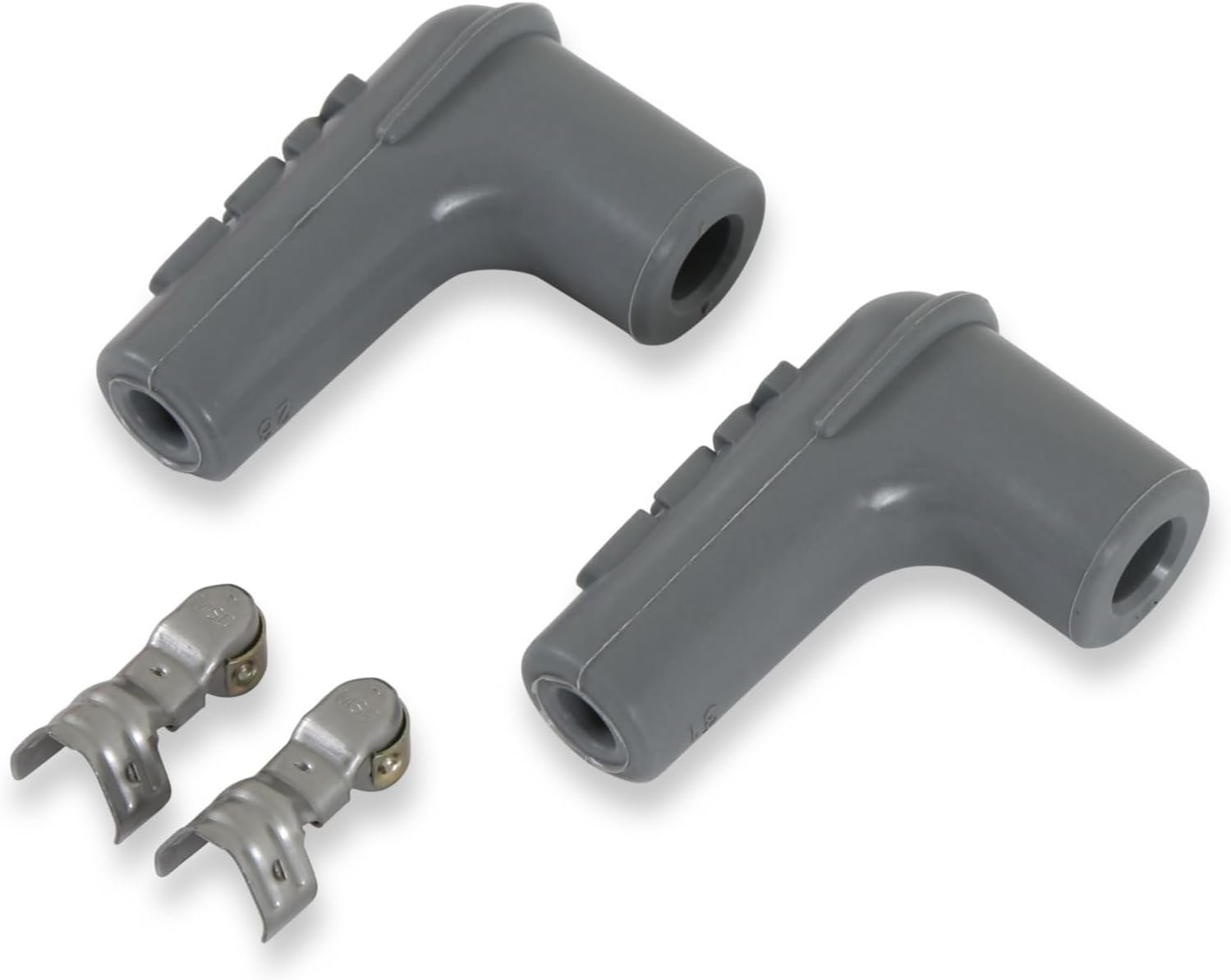 MSD 3311 Spark Plug Boots & Terminals Kit – 90 Degree Plug Boots with Terminals, 2-Pack Ignition Wire Set - Image 2
