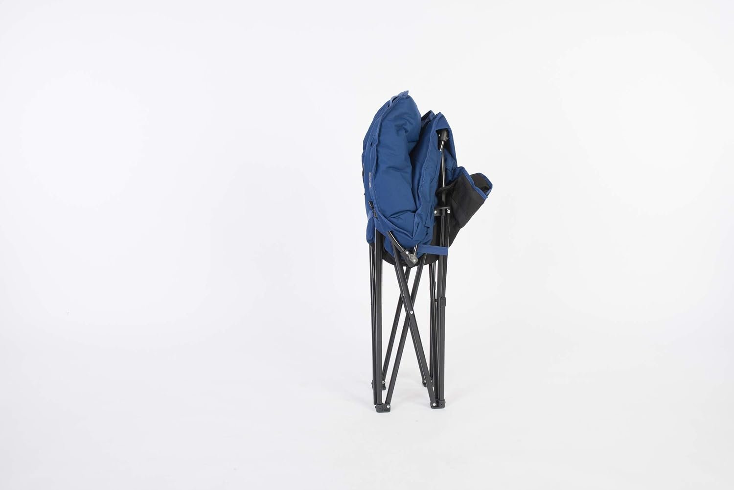 Faulkner 49575 Big Dog Bucket Chair – Blue and Black Folding Outdoor Camping Chair - Image 5