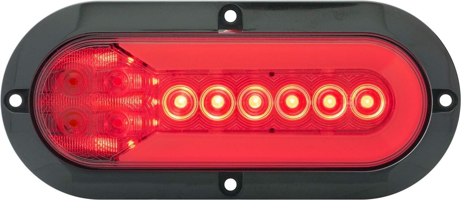 Optronics 211RCFHPGP 6-Inch LED Stop Turn Tail Backup Light – Clear Lens Surface-Mount Combination Trailer Light - Image 5