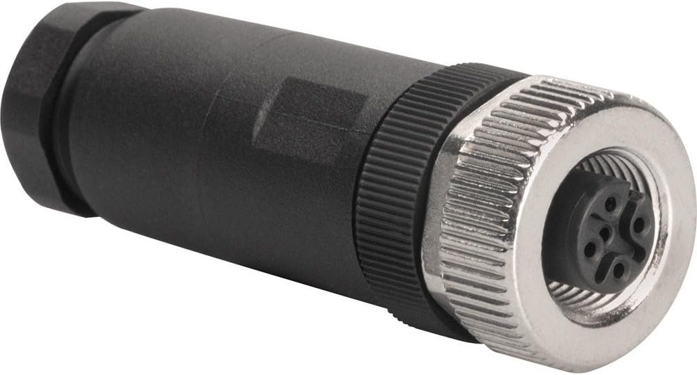 Maretron FACFST Straight Female Field Connector – Micro and Mid NMEA 2000 Cable Connector for Custom Installations