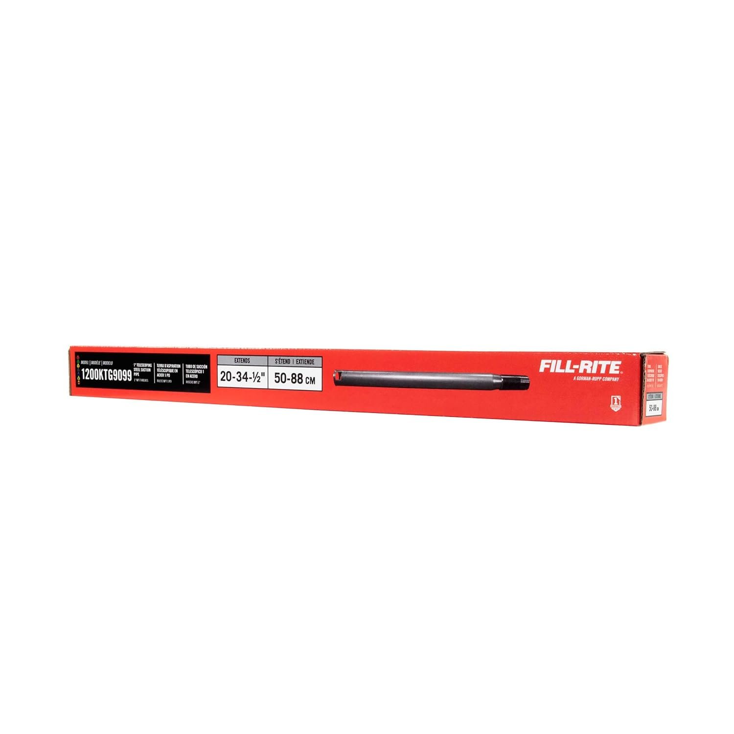 Fill-Rite 1200KTG909 Adjustable Suction Pipe – 22in to 34in Telescoping 3/4in Fuel Tank Pickup Tube - Image 4