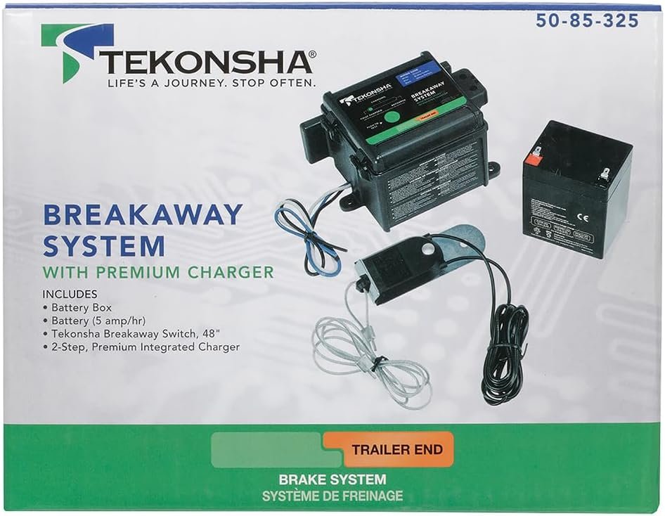 Tekonsha 5085325 Breakaway Kit – Trailer Emergency Brake System with Battery, Charger and Switch Assembly - Image 3