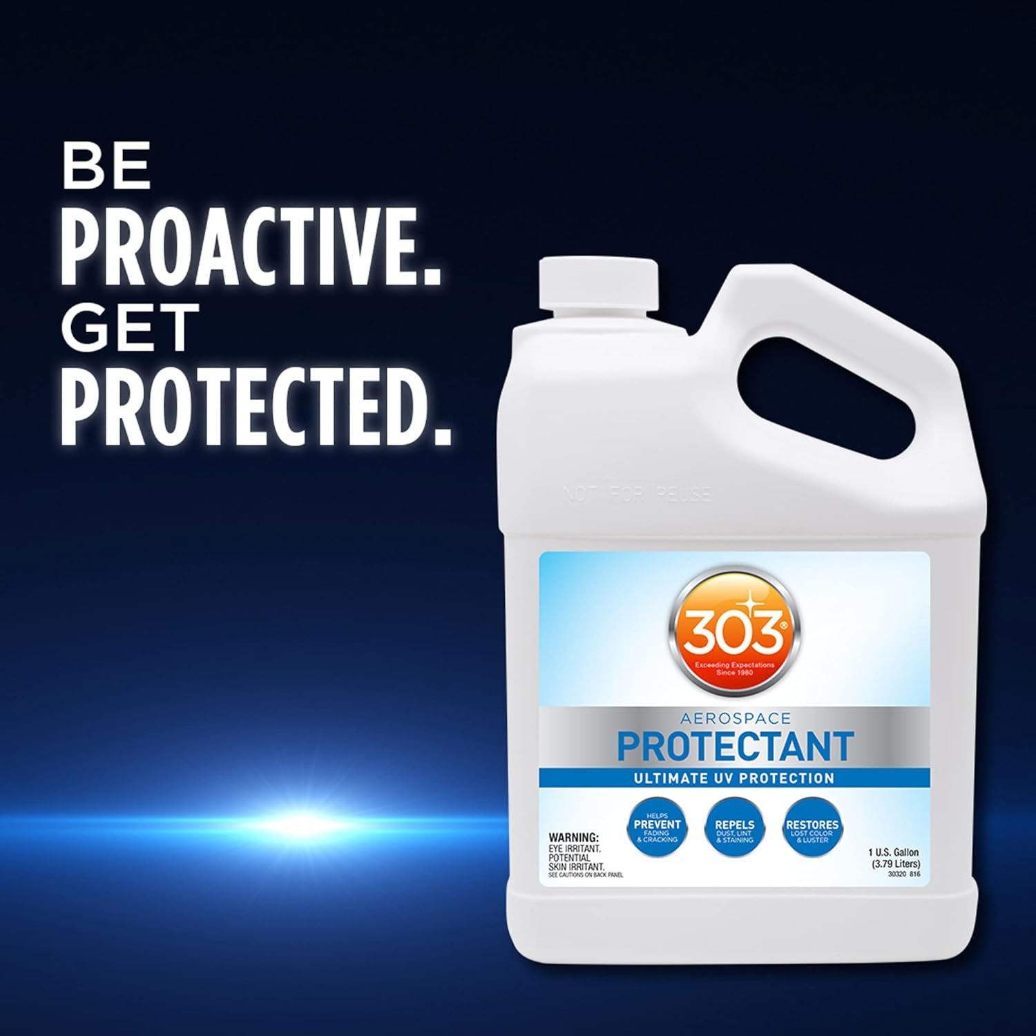 303 Products 30320 Universal Aerospace Protectant – 128 oz UV Protectant for Vinyl, Rubber, Plastic and Marine Surfaces - Image 5