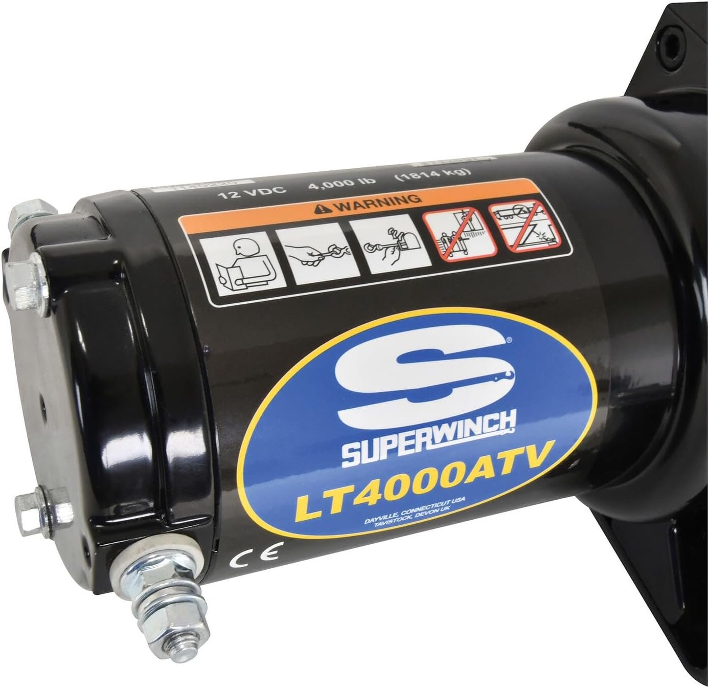 Superwinch 1140220 LT4000 ATV Winch – 4,000 lb Capacity – 3/16 in x 50 ft Steel Wire Rope – Roller Fairlead - Image 6