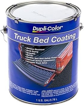 VHT TRG252 Truck Bed Coating Black Gallon – Rubberized Protective Bed Liner with Durable Textured Finish