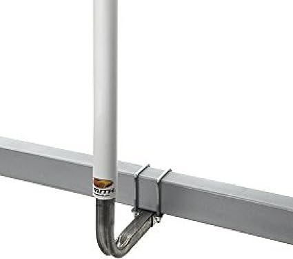 C.E. Smith 27620 Post Guide-On Kit – 40in White PVC Guide Posts with Galvanized Marine Trailer Mounting Hardware