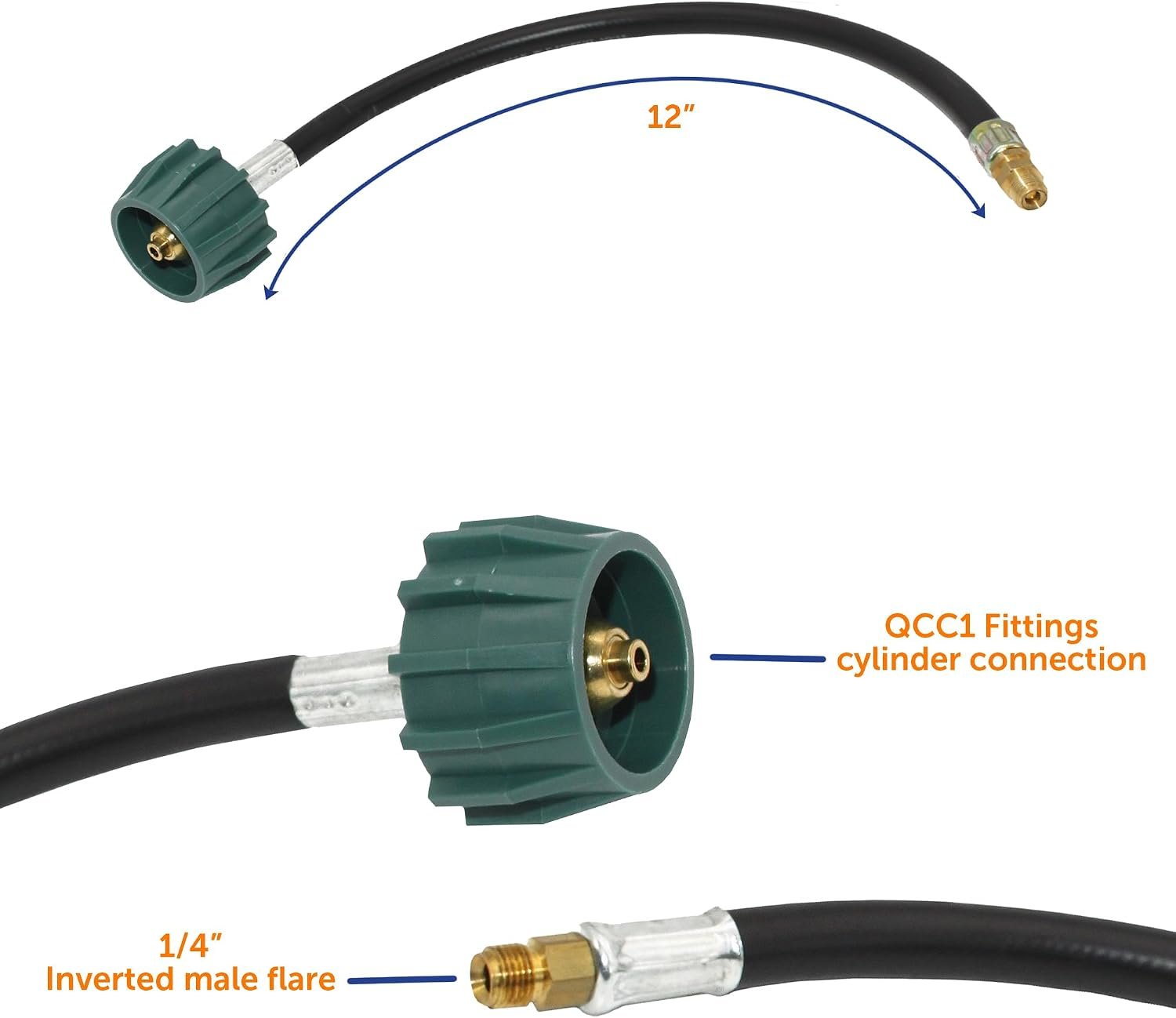Flame King KT12ACR6 Automatic Changeover Regulator Kit – Dual Propane Tank Regulator with 2 Pigtails for RV Systems - Image 3