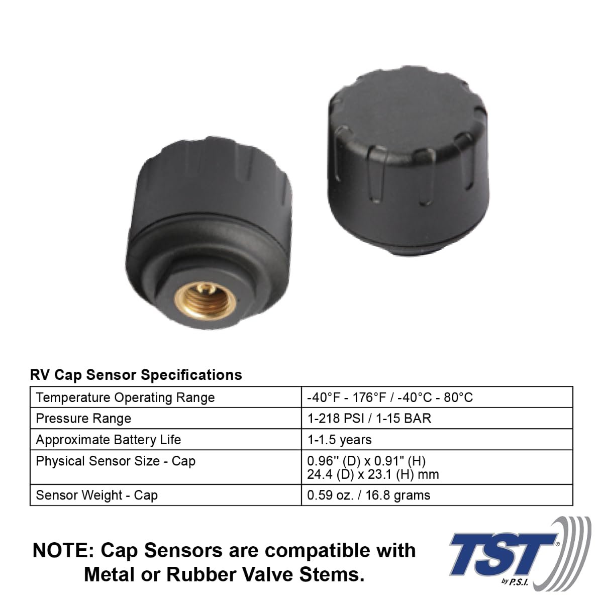 Truck System Technologies TST770RV4T 770 Series RV TPMS – 5in Color Touchscreen Display with 4 Cap Sensors and Signal Repeater - Image 5