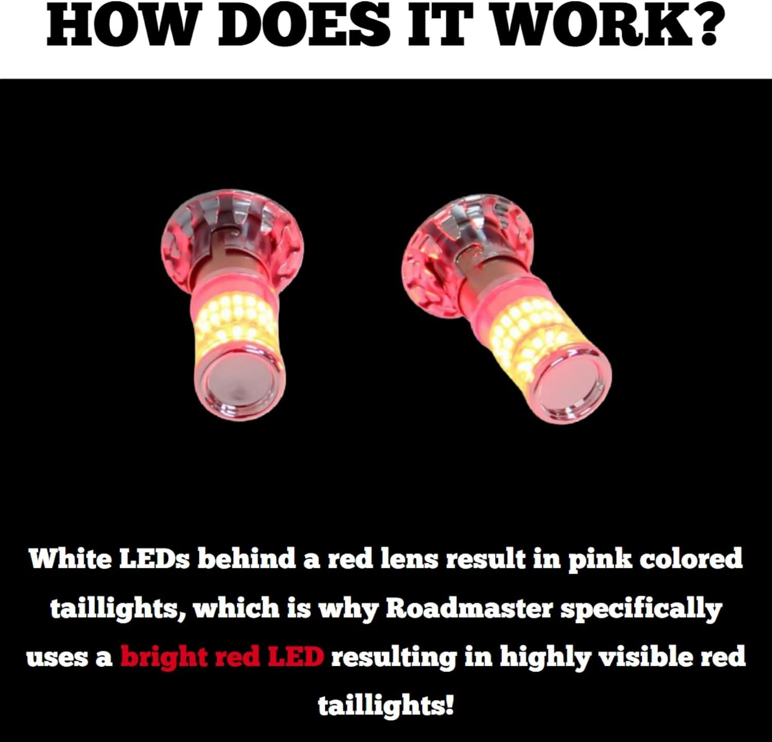 Roadmaster 152LED Taillight Wiring Kit with LED Bulbs – Independent Towed Vehicle Lighting System – LED Bulb Conversion - Image 4