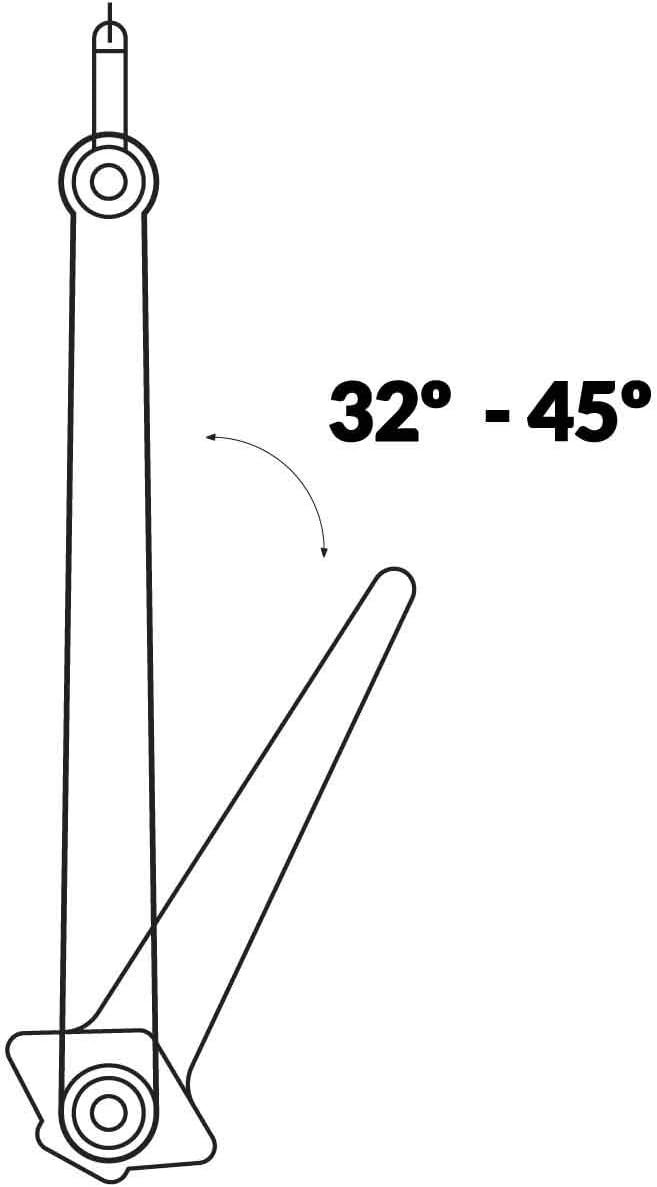 Fortress FX11AS Anchoring System – FX-11 Aluminum Anchor with 250ft Rode Package for Boats 32ft to 38ft - Image 7