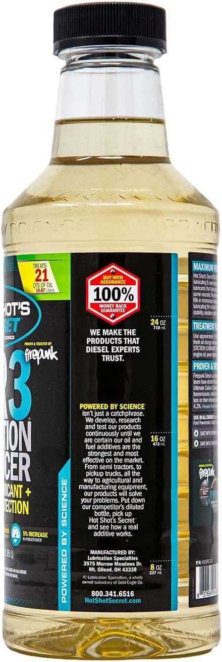 Hot Shot's Secret FR3 Fuel System Cleaner – 1 Quart Performance Fuel Treatment - Image 2