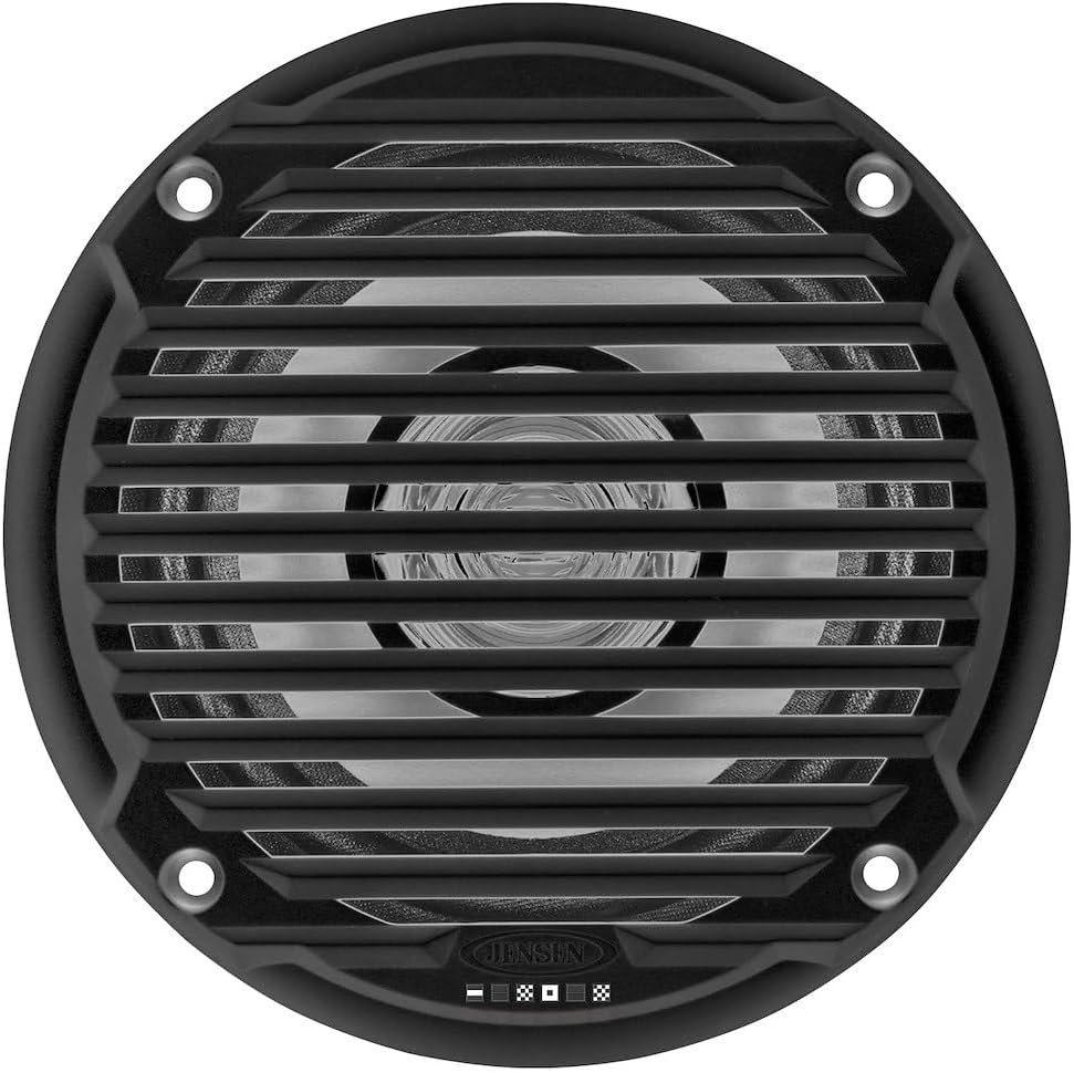 ASA MS5006B 5.25in Outdoor Speakers – Black Dual Cone Audio Pair for RV and Patio Entertainment