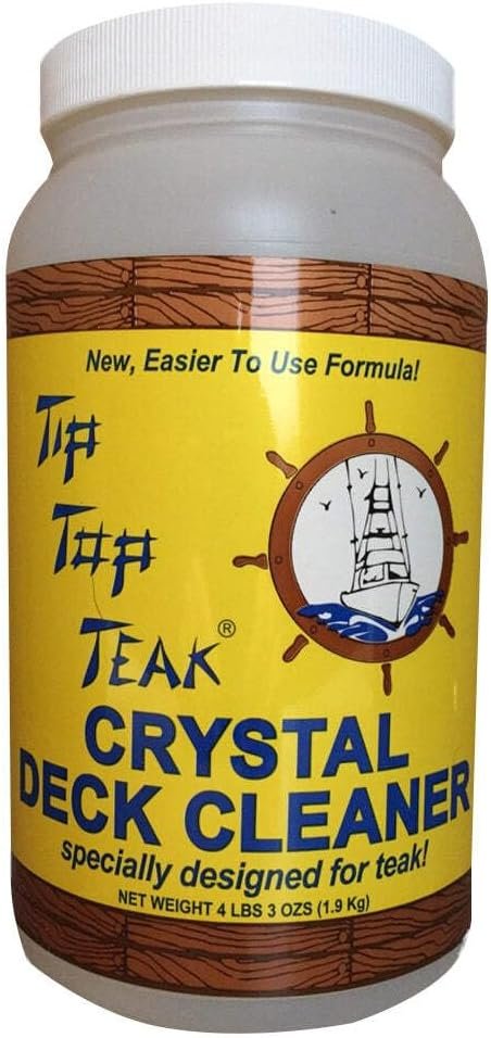 Sudbury TC2001 Tip Top Teak Deck Cleaner – Marine Teak Surface Cleaner for Decks, Trim and Exterior Wood