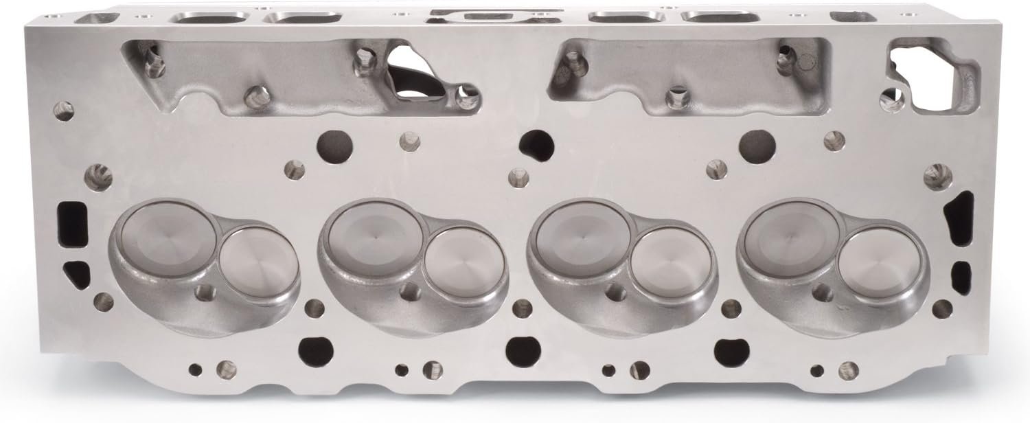 Edelbrock 50459 E-Street Big Block Chevy Cylinder Head – Aluminum Performance Head, Single Replacement Assembly - Image 2