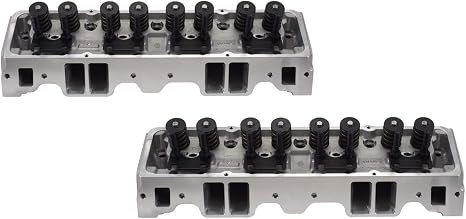 Edelbrock 5089 E-Street Small Block Chevy Cylinder Head – 64cc Chamber, Complete Aluminum Performance Assembly