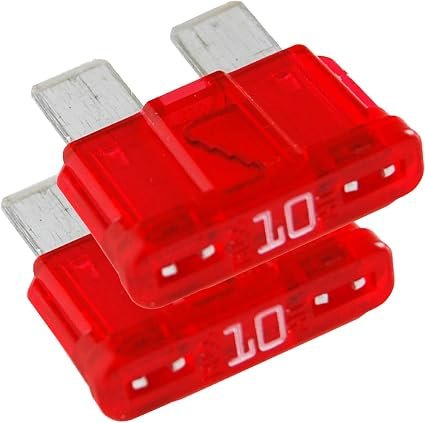 Blue Sea Systems 5241BSS ATO/ATC Fuse – 10 Amp Blade Fuse for Marine and RV Electrical Systems