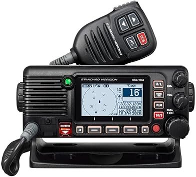 Standard Horizon GX2410GPS Matrix Fixed Mount VHF Radio – AIS Receiver, Built-In GPS, NMEA 2000 Connectivity and 25W Output
