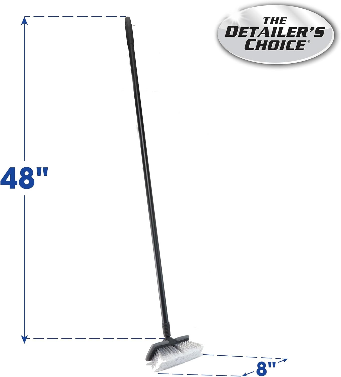 Carrand 93053 Dip-N-Wash Vehicle Wash Brush – 8in Super Soft Head with Rubber Bumper and 48in Metal Handle - Image 5