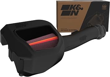 K&N 50-1598 NextGen Cold Air Intake System – High-Flow Cotton Filter for 2025 Ram 1500 3.0L Hurricane Twin Turbo