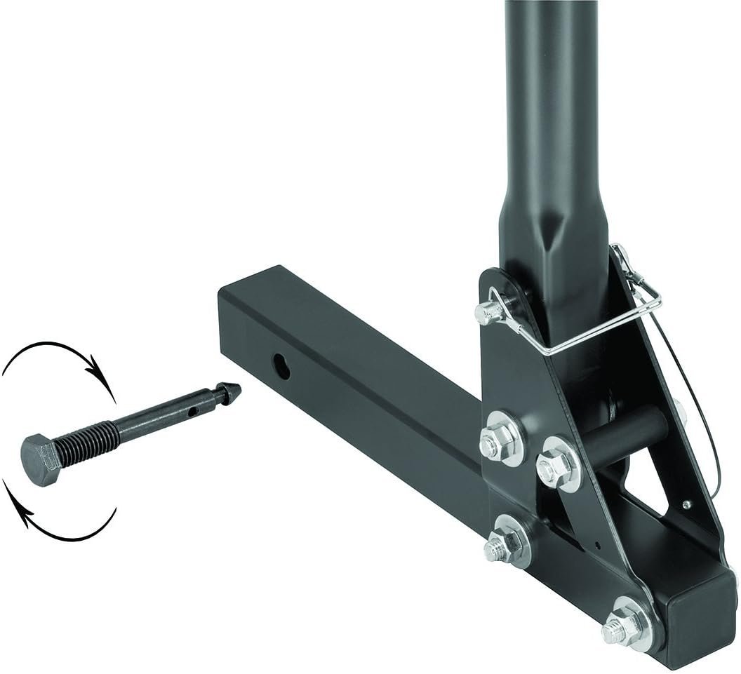 Pro Series 63124 4-Bike Carrier – Hitch Mounted Folding Bicycle Rack with Adjustable Cradles - Image 4