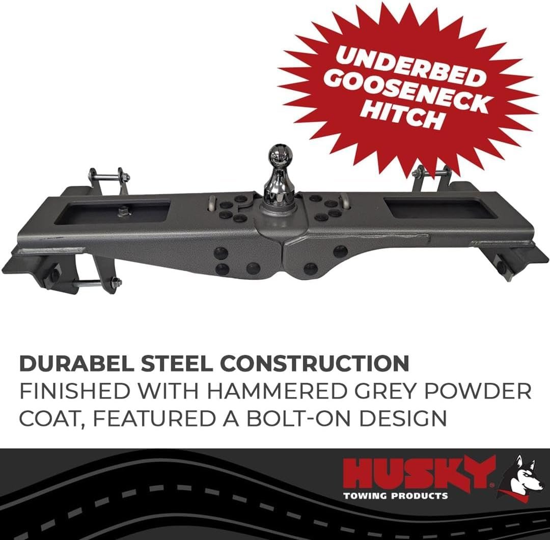 Husky Towing 35202 Gooseneck Hitch – 35,000 lb GTW, OEM-Style Underbed Design for 2020+ GM 2500/3500 Trucks - Image 3