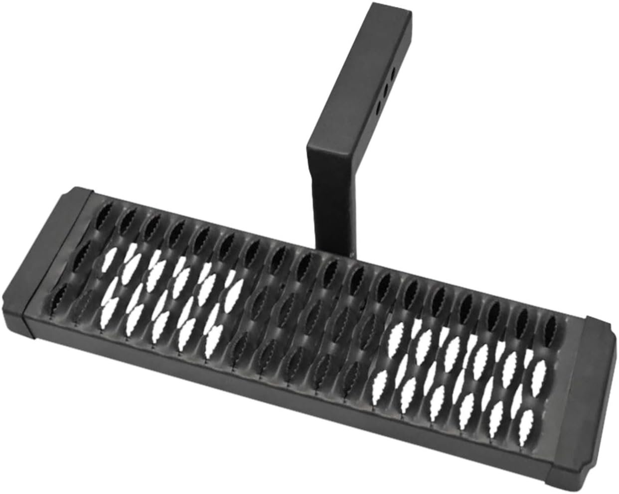 TrailFX AHS002B Aggressive Hitch Step – 6in Drop Black Steel Receiver Step – Fits 2in Hitch Receivers - Image 2