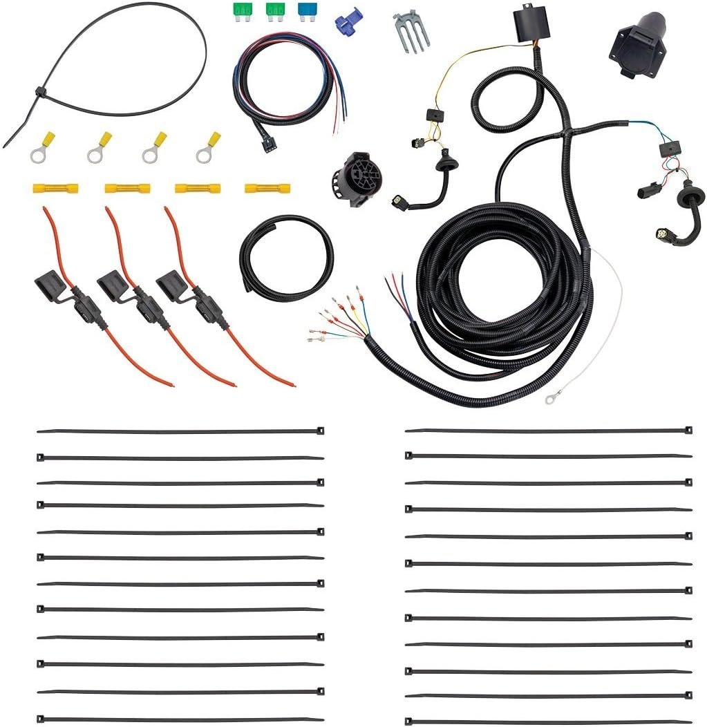Tekonsha 22114 Tow Harness 7-Way Preparation Kit – Trailer Wiring Upgrade Kit for Factory Tow Applications