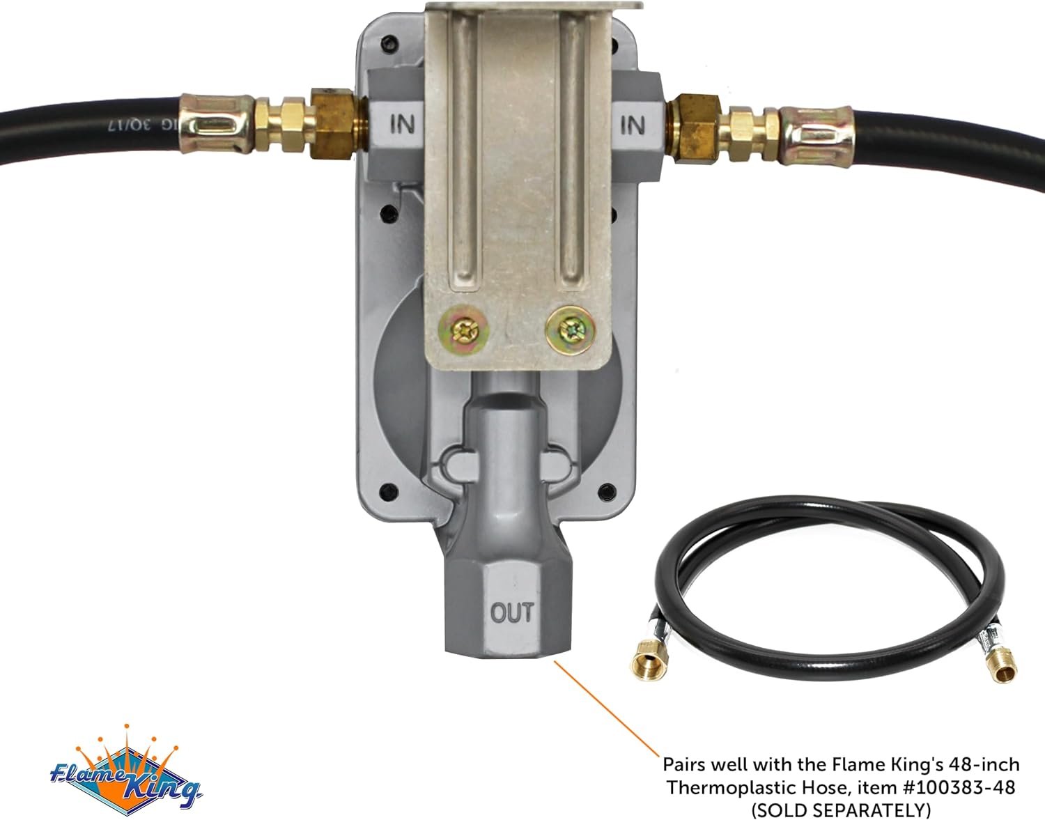 Flame King KT12ACR6 Automatic Changeover Regulator Kit – Dual Propane Tank Regulator with 2 Pigtails for RV Systems - Image 7