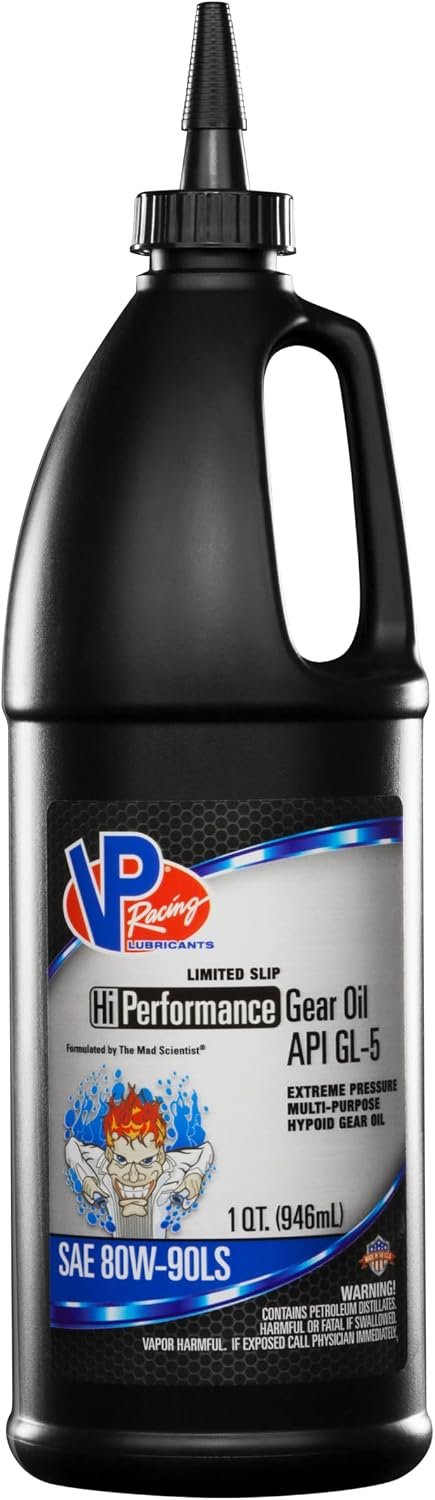 VP Racing Fuels 2895 80W-90 High Performance Gear Oil – API GL-5 Formula, Limited-Slip Compatible, 32 oz Quart - Image 4