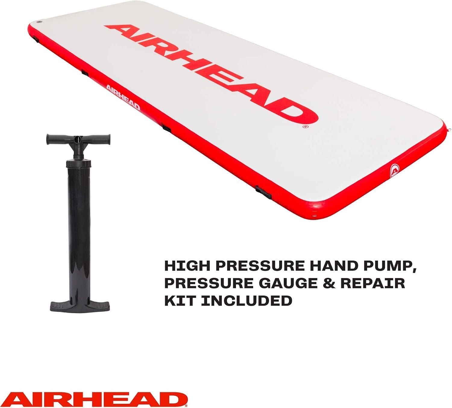Airhead AHWMA15 Watermat Air – 15ft Inflatable Floating Water Mat with Drop-Stitch Construction and Carry Bag - Image 5