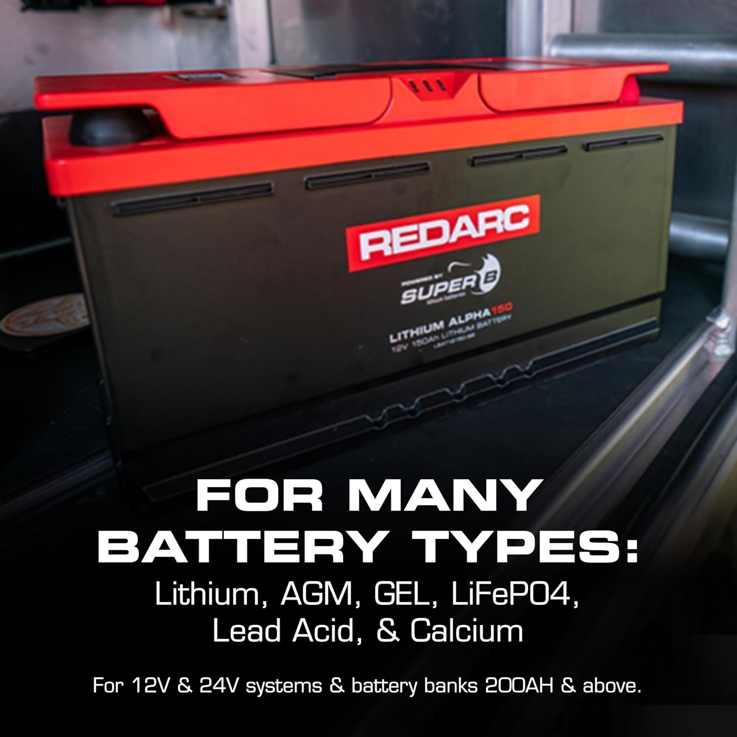 REDARC BCDC1250D DC-DC Charger – 12V 50A In-Vehicle Battery Charger with Solar Input and Multi-Stage Charging - Image 5