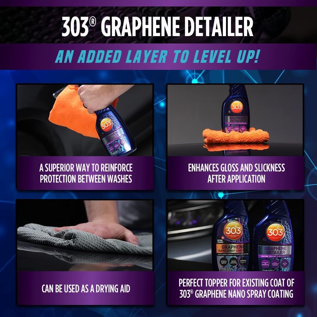 303 Products 30247 Graphene Detailer – 16 oz Spray Detailer with Graphene Oxide Protection and High Gloss Finish - Image 6