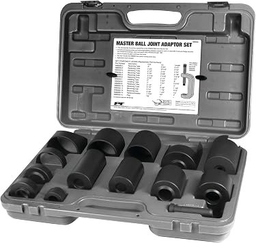 Performance Tool W89305 Master Ball Joint Adapter Set – 16-Piece Service Kit for GM Ford Dodge Trucks & SUVs Through 1997