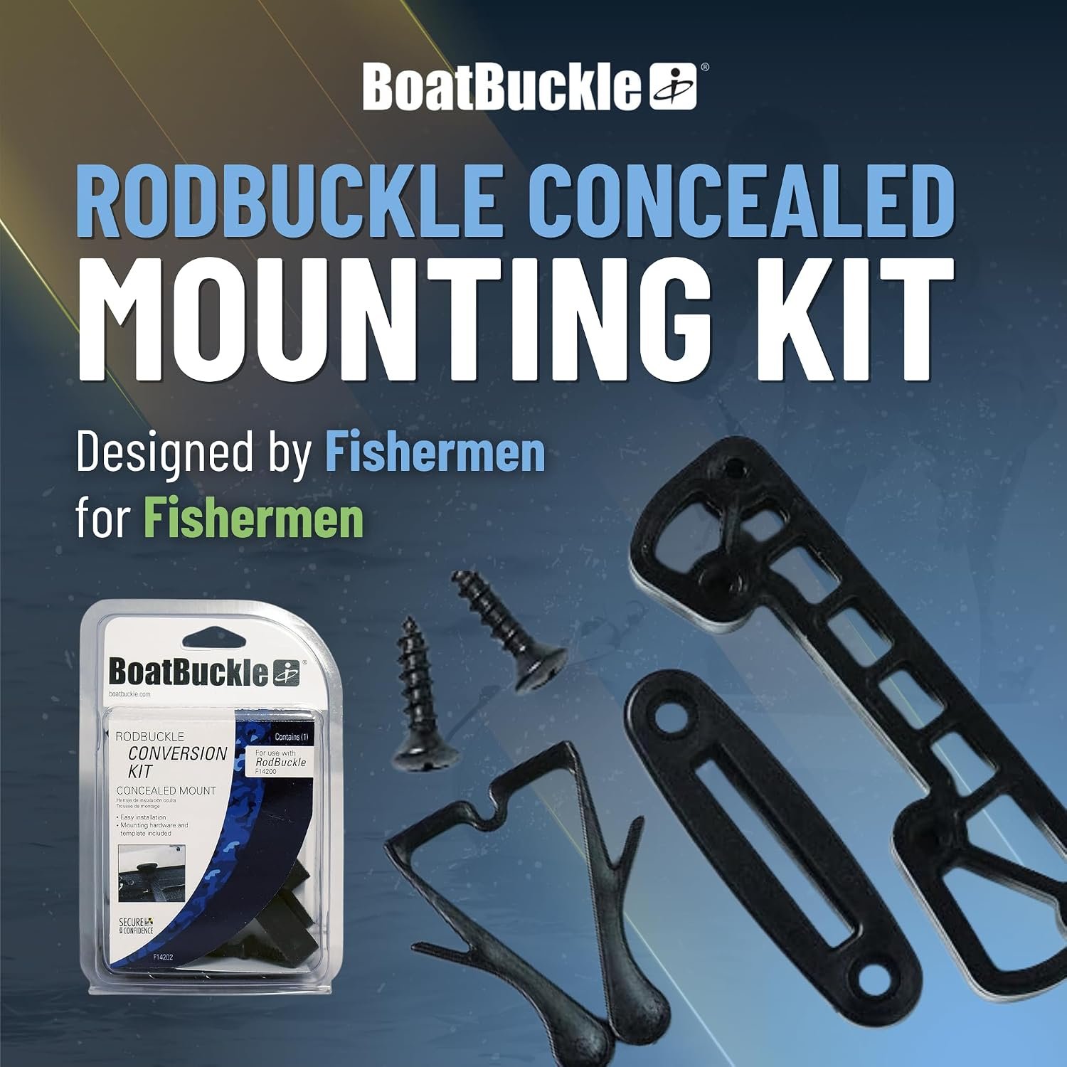 IMMI RodBuckle F14202 Concealed Mounting Kit – Hidden Installation Hardware for RodBuckle Rod Securement Systems - Image 2