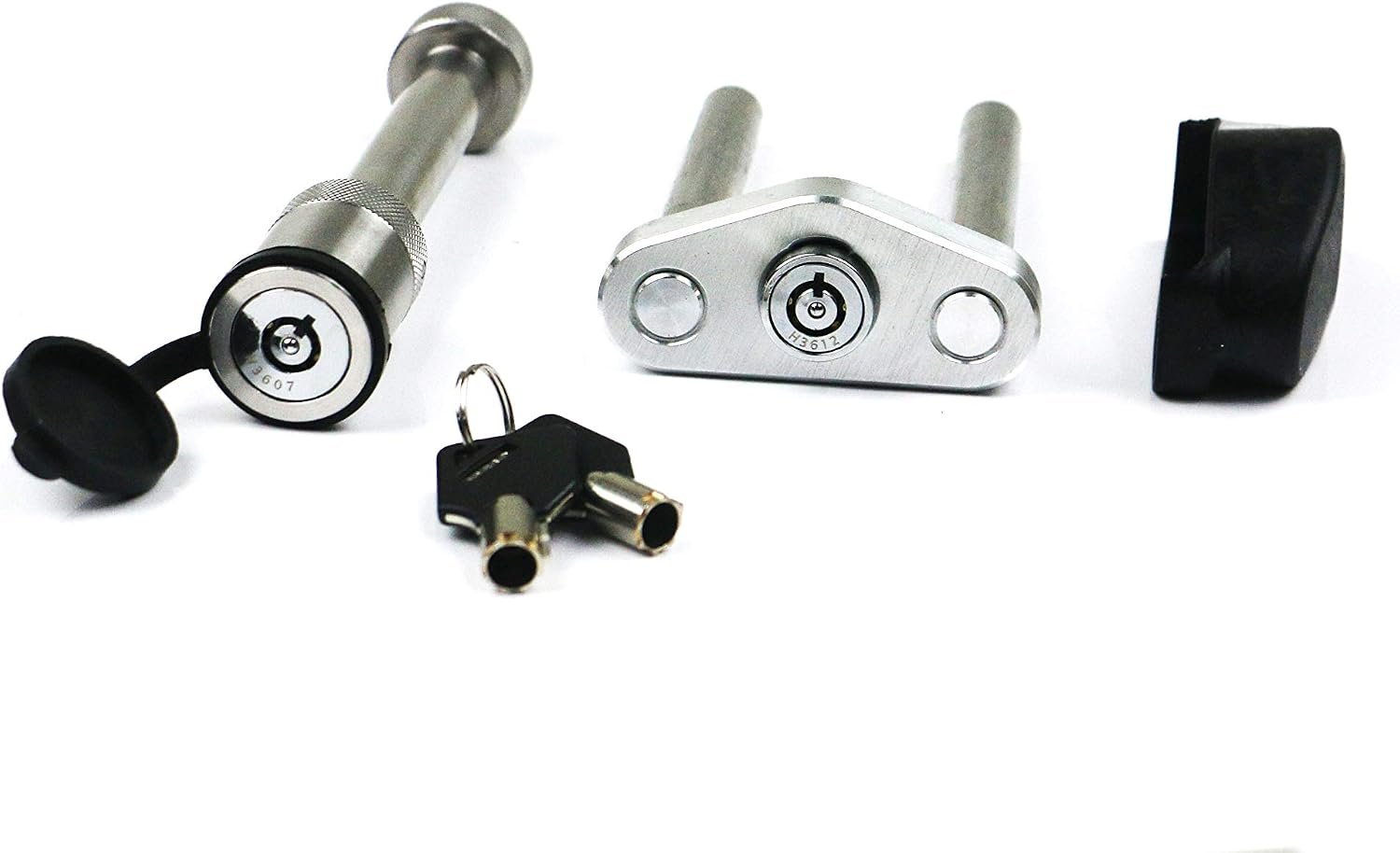 Weigh Safe WS06 Locking Key and Pin Combo – Dual Pin Hitch Lock Assembly, Keyed-Alike Security System - Image 2
