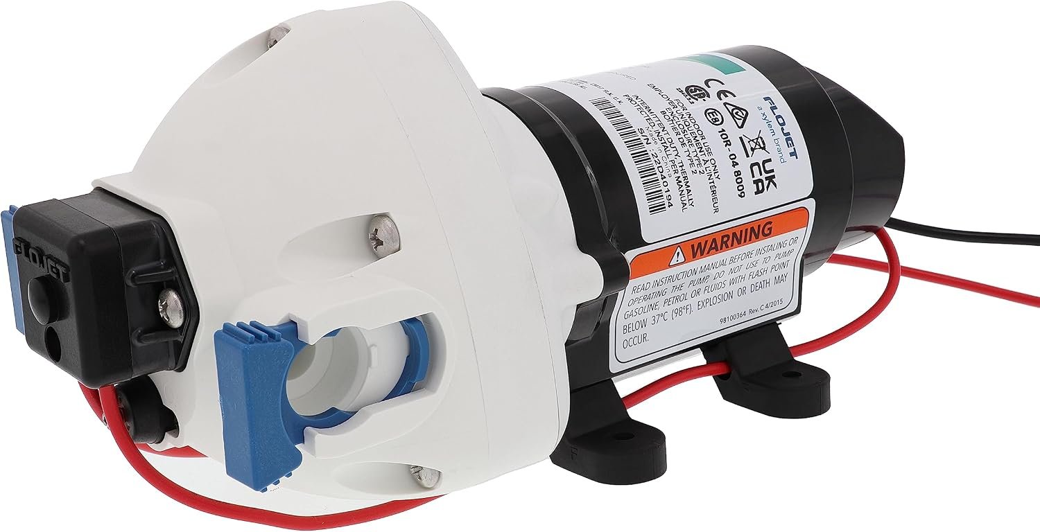 Flojet R3526144D RV Water Pump – 12V Demand Pump, 3.0 GPM Flow Rate, 50 PSI Shutoff Pressure - Image 4