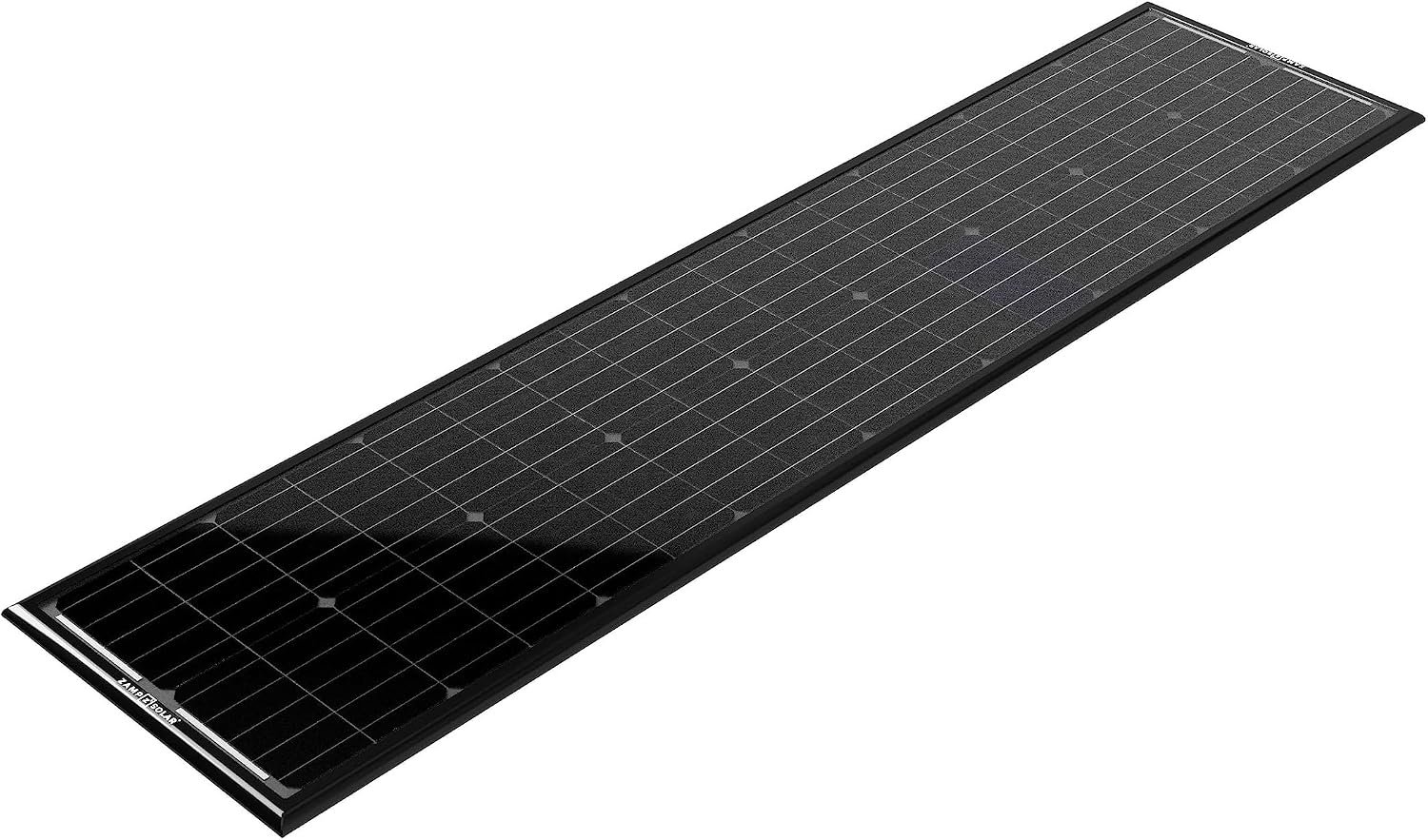 Zamp Solar ZSK1008 Obsidian 90 Watt Roof Solar Panel Kit – 59.1 x 14.3 in Panel, Black Anodized Frame & Roof Mount Design - Image 3