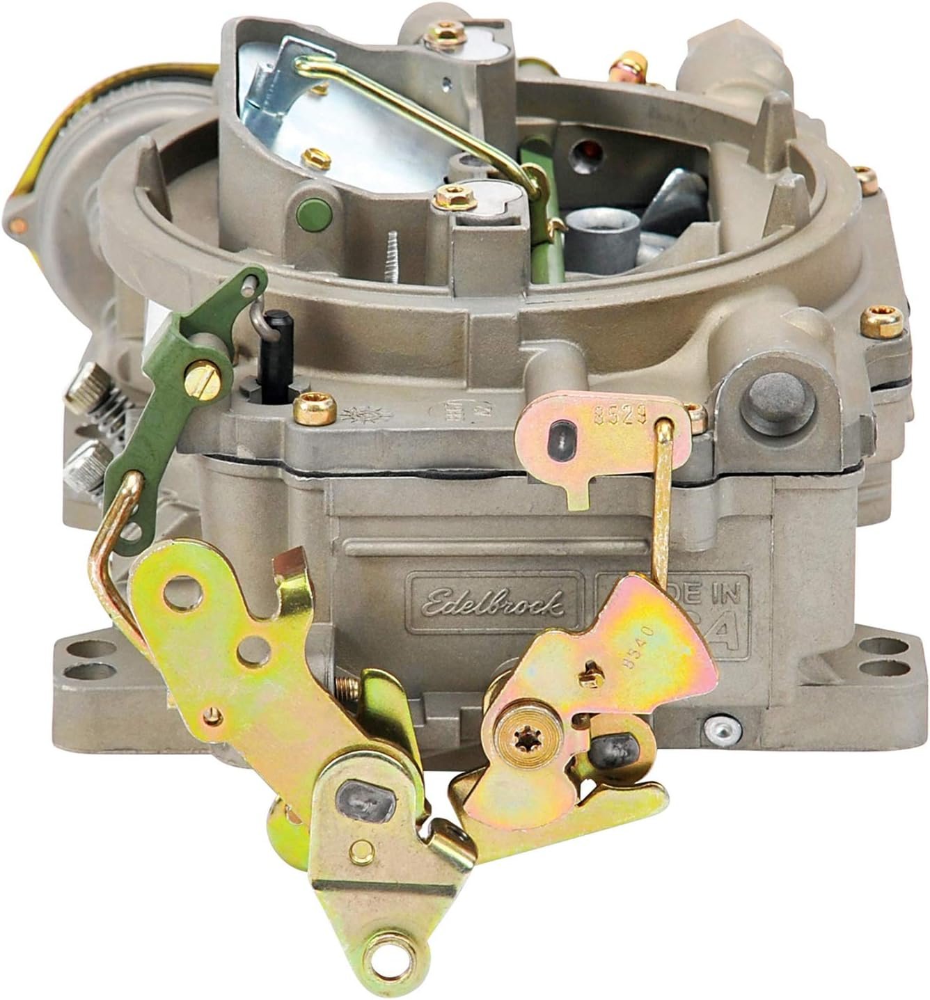 Edelbrock 1409 Marine 600 CFM Carburetor – Electric Choke Aluminum 4-Barrel with Zinc-Dichromate Marine Finish - Image 6