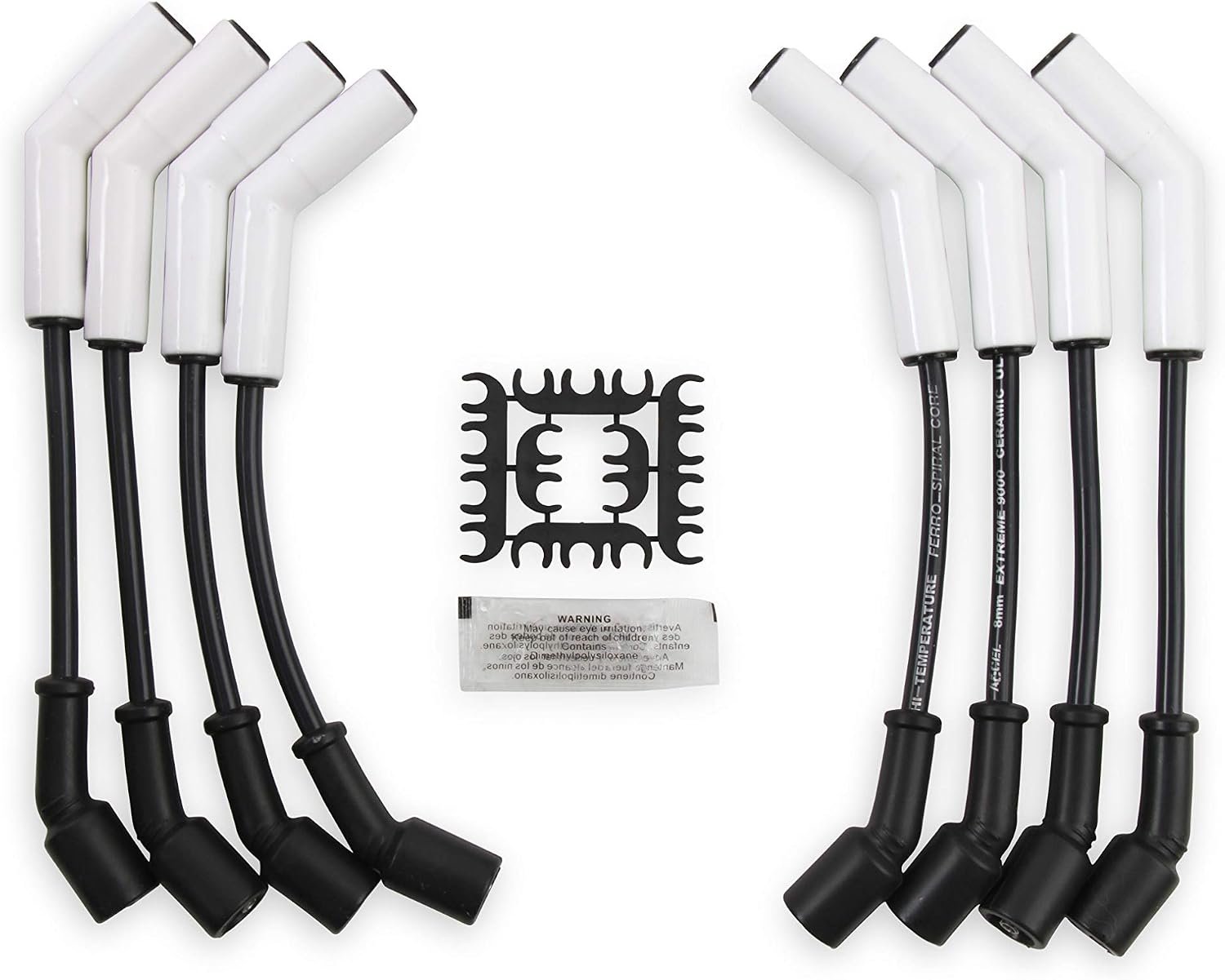 ACCEL 9070C Ceramic Spark Plug Wire Kit for Gen IV LS Engines – 8mm Performance Wires with Extreme Heat Protection - Image 2