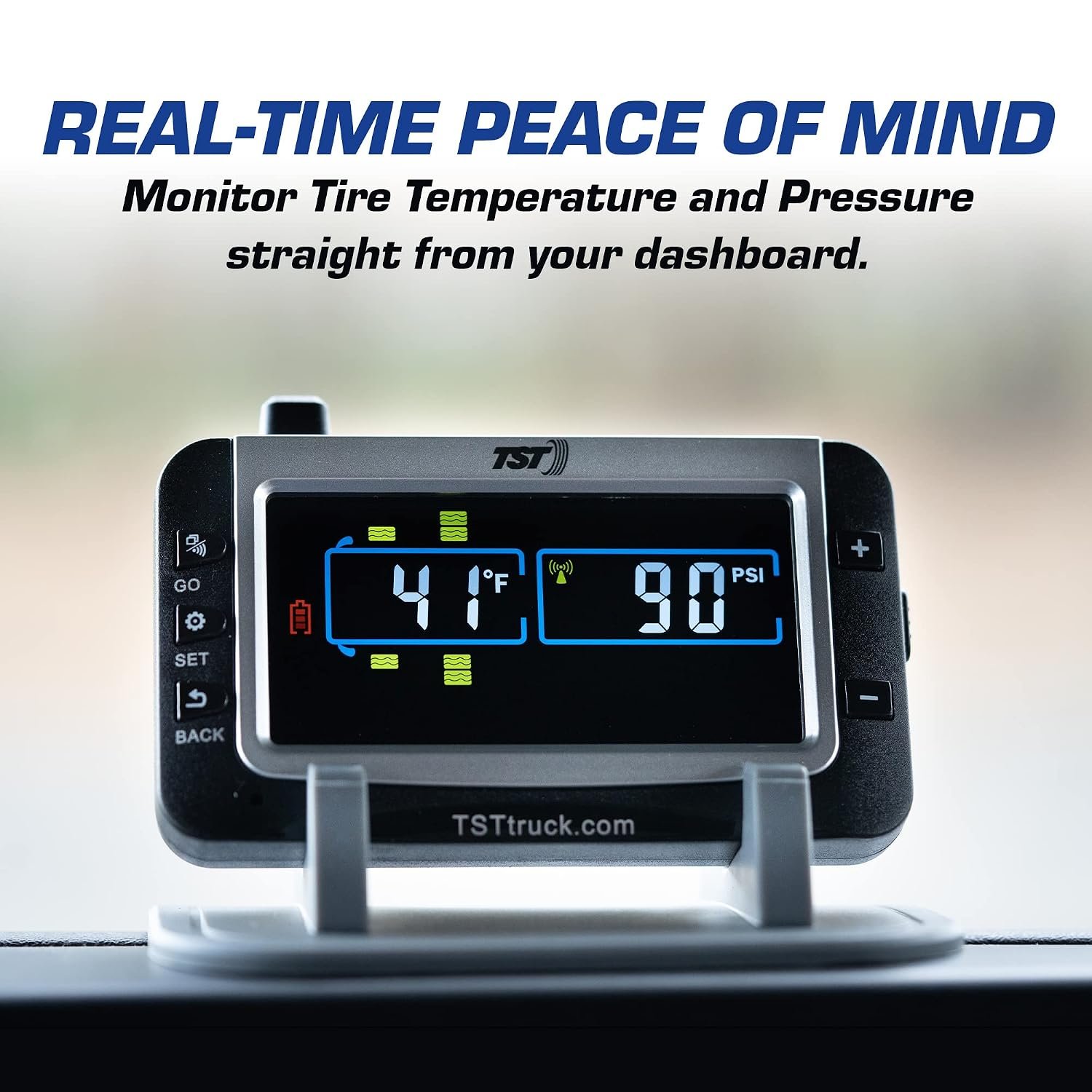 Truck System Technologies TST507DC 507 Series Color Display Kit – Replacement TPMS Monitor with Color LCD Screen - Image 2