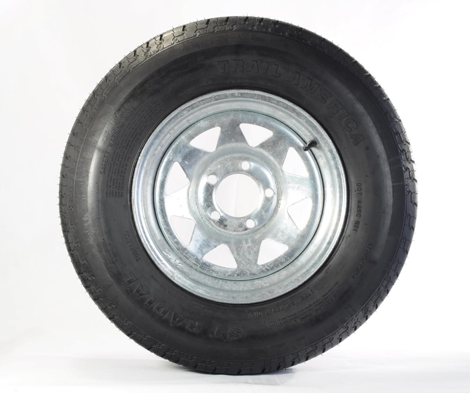 Americana 30070 4.80-8 Bias Trailer Tire and Galvanized Wheel – Load Range C with 5-Lug Corrosion-Resistant Rim - Image 2