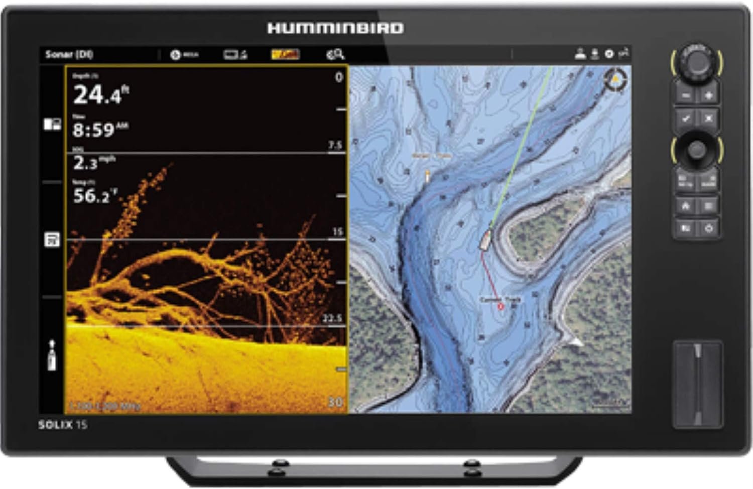 Humminbird SOLIX 15 CHIRP MEGA SI+ G3 CHO – 15.4in Display, MEGA Side Imaging+ & Ethernet Networking
