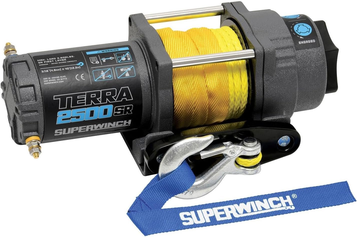 Superwinch 1125270 ATV Winch – 2500 lb 12V Electric Winch with 3/16 Inch x 40 ft Cable - Image 3